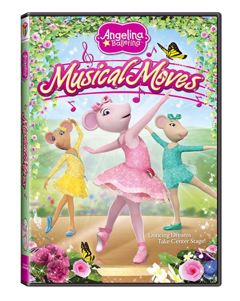Discover the power of dance with Angelina Ballerina's magical DVD series